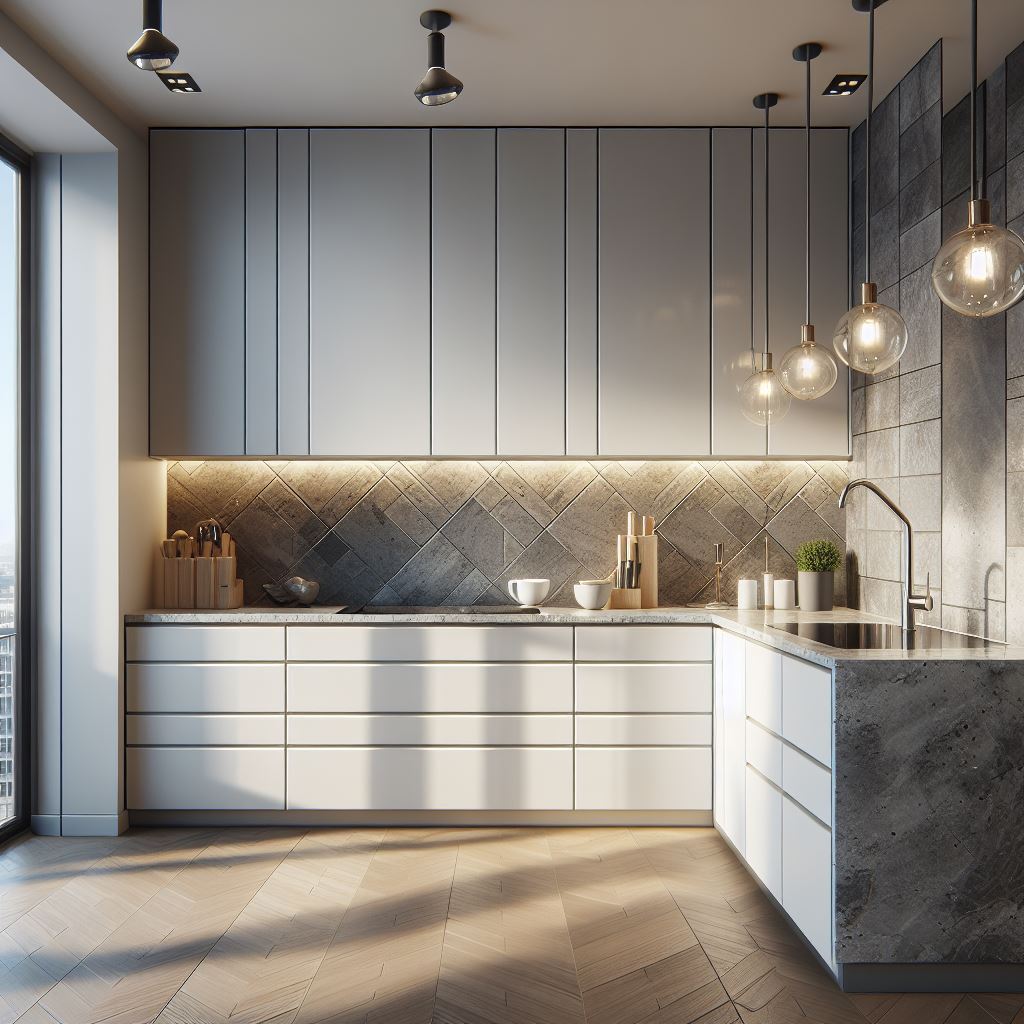 Tủ bếp L giúp mang lại không gian tối ưu, linh hoạt và cực kỳ tiện nghi cho người sử dụng.