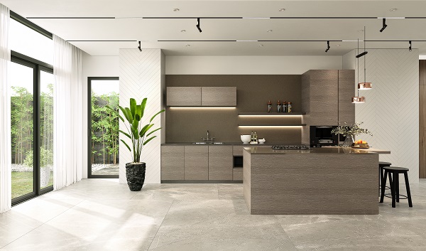 Tủ bếp đóng sẵn được thiết kế với ý tưởng một gian bếp thuận tiện, hiện đại và đáp ứng đủ công năng