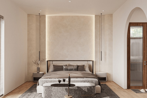 Phòng ngủ theo phong cách hiện đại và nhã nhặn