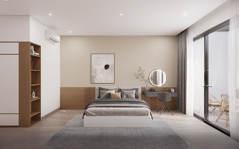 Thiết kế phòng ngủ theo xu hướng tối giản, hiện đại