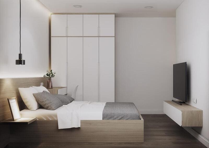 Sàn nhà là một phần quan trọng trong thiết kế phòng ngủ không có cửa sổ