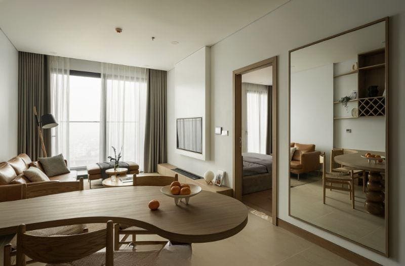 Thiết kế nội thất chung cư 77m2 tối giản, hiện đại và đầy tinh tế