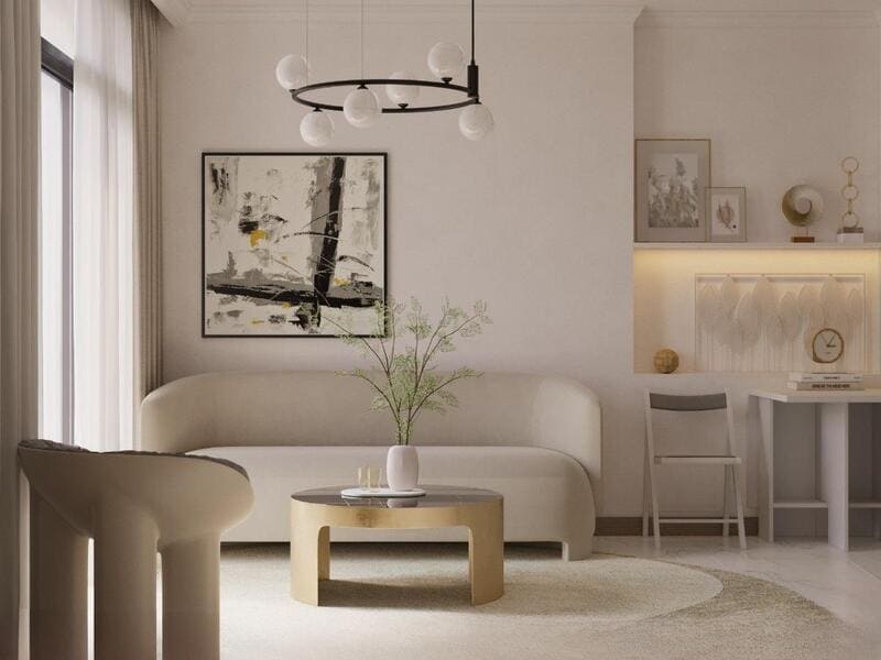 Thiết kế phòng khách theo phong cách đơn giản và tinh tế