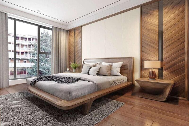 Mẫu thiết kế phòng ngủ hiện đại dành cho cao tuổi - Sự kết hợp hoàn hảo giữa tối giản và tiện nghi.