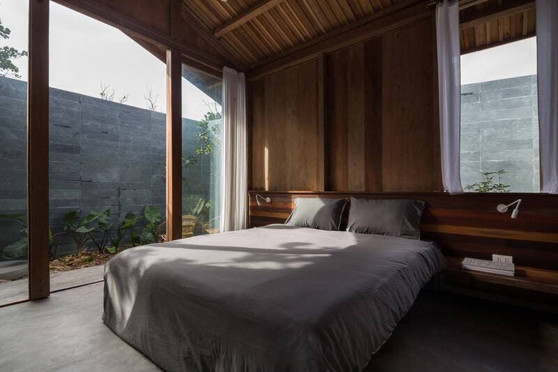 Mẫu thiết kế phòng ngủ cho người già gần gũi với thiên nhiên